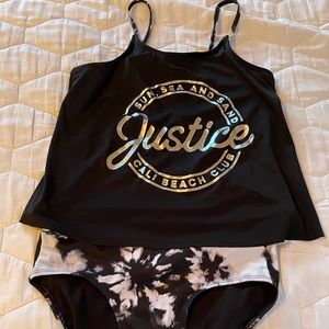 Justice girls taking 2 piece bathing suit size 20